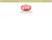 Tablet Screenshot of crystalclearhome.net