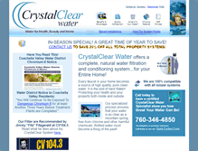 Tablet Screenshot of crystalclearhome.com